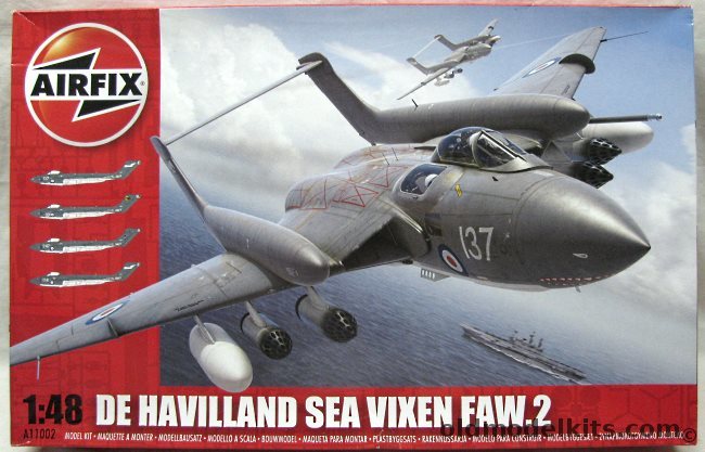 Airfix 1/48 De Havilland Sea Vixen FAW.2 - Royal Navy, A11002 plastic model kit